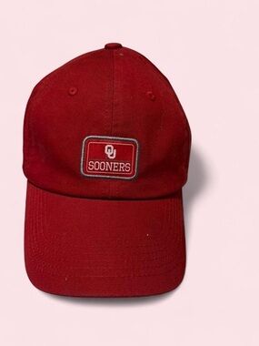 OU Sooners Red Patch Baseball Cap